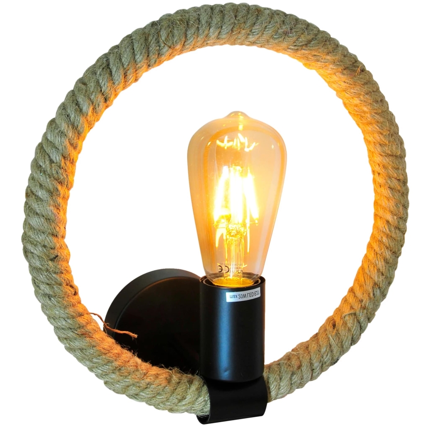 LED Stenska svetilka ROPE ARTHUR 1xE27/10W/230V