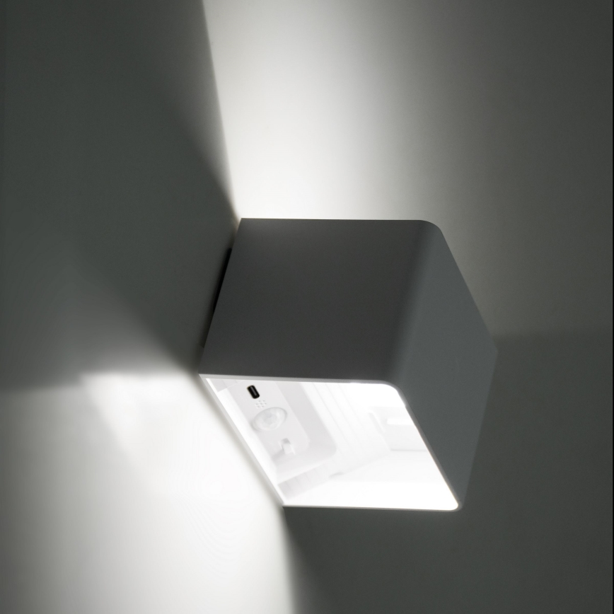 LED Zatemnitvena stenski na dotik svetel s senzorjem MIRI LED/2,5W/3,7V 3000/4000/6400K 4000 mAh bela