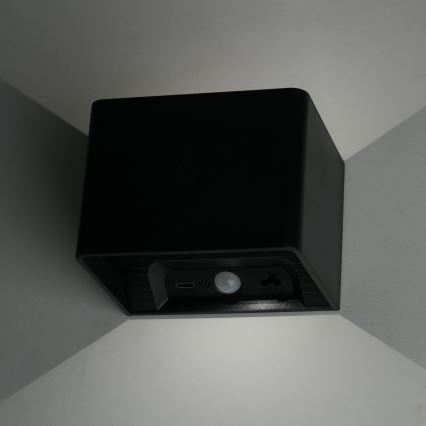 LED Zatemnitvena stenski na dotik svetel s senzorjem MIRI LED/2,5W/3,7V 3000/4000/6400K 4000 mAh črna
