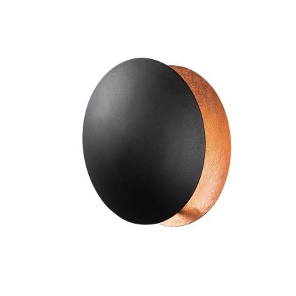 LED Stenska svetilka YOSMA LED/5W/230V 3000K črna/baker