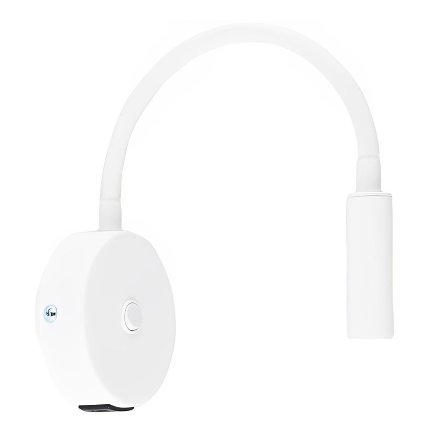 LED Stenska svetilka z USB port LAGOS 1xG9/3W/5V 4000K bela