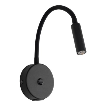 LED Stenska svetilka z USB port LAGOS 1xG9/3W/5V 4000K črna