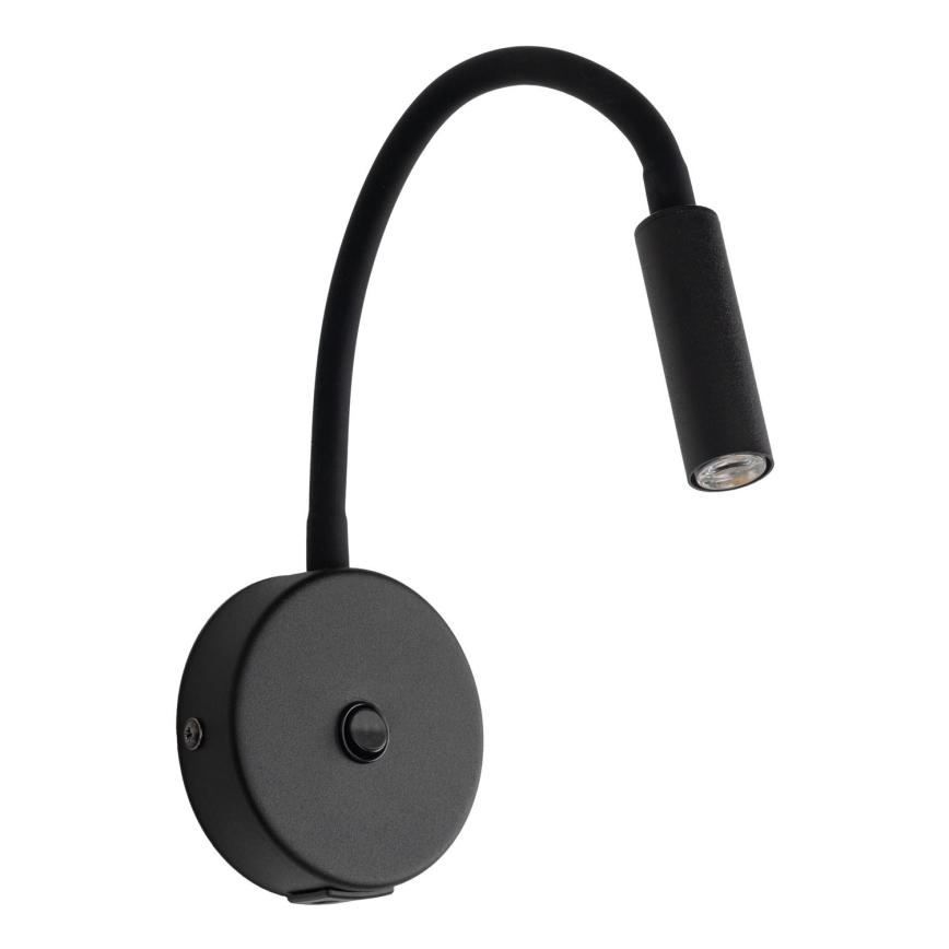 LED Stenska svetilka z USB port LAGOS 1xG9/3W/5V 4000K črna