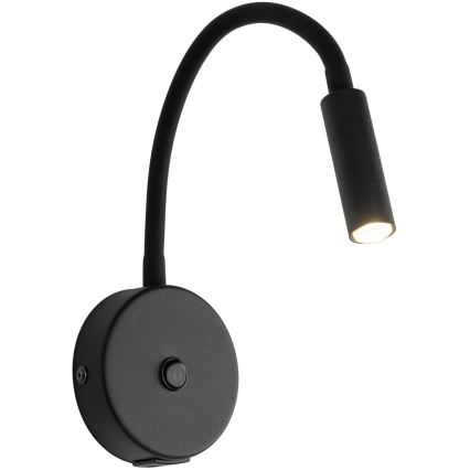 LED Stenska svetilka z USB port LAGOS 1xG9/3W/5V 4000K črna