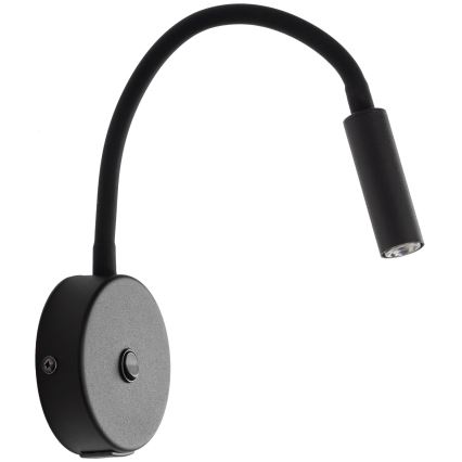 LED Stenska svetilka z USB port LAGOS 1xG9/3W/5V 4000K črna