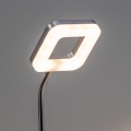 LED stenska svetilka za vtičnico LED/3,2W/230V matni krom