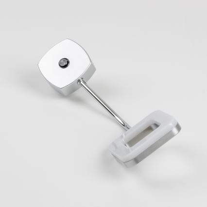 LED stenska svetilka za vtičnico LED/3,2W/230V matni krom