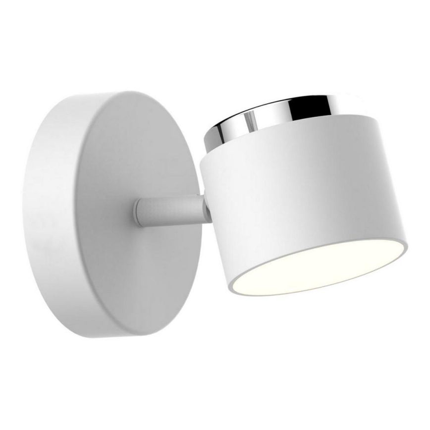 LED Stenski reflektor KUBIK LED/4,2W/230V bel