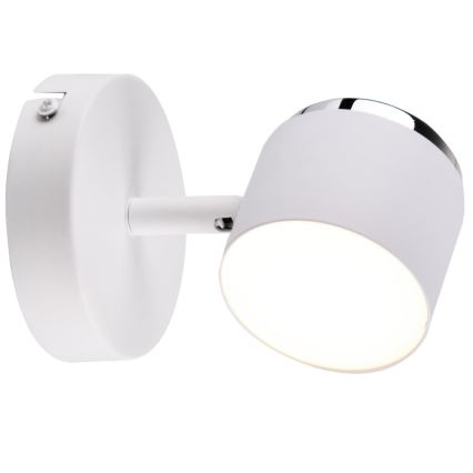 LED Stenski reflektor KUBIK LED/4,2W/230V bel