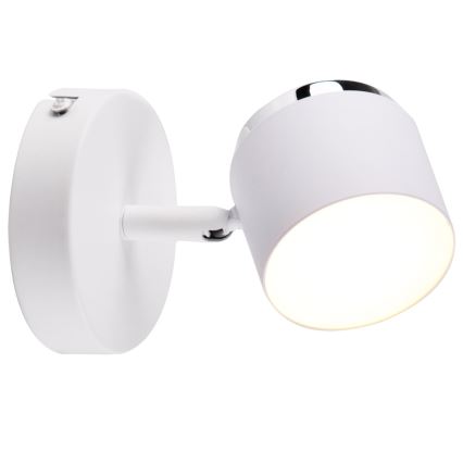 LED Stenski reflektor KUBIK LED/4,2W/230V bel