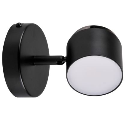 LED Stenski reflektor KUBIK LED/4,2W/230V črn