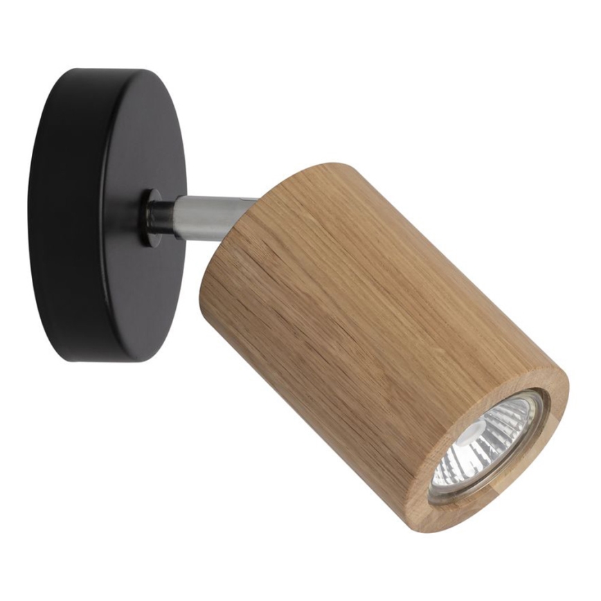 LED Stenski reflektor MATTI 1xGU10/5W/230V hrast
