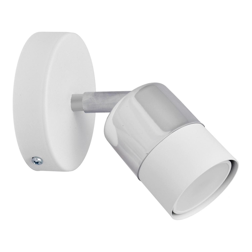 LED Stenski reflektor TUBSSON 1xGU10/4,8W/230V bela/sijajni krom