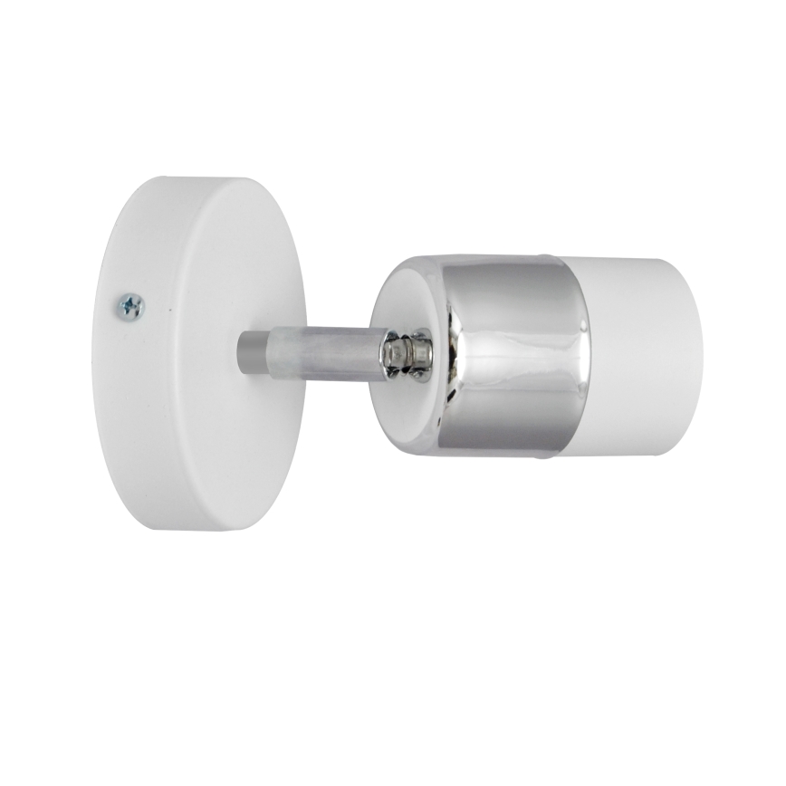 LED Stenski reflektor TUBSSON 1xGU10/4,8W/230V bela/sijajni krom
