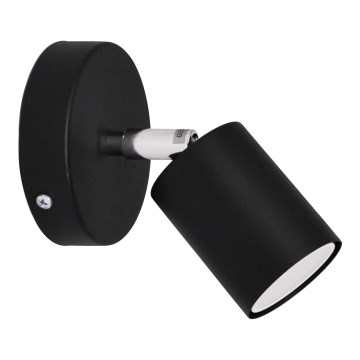 LED Stenski reflektor TUNE 1xGU10/4,8W/230V črna