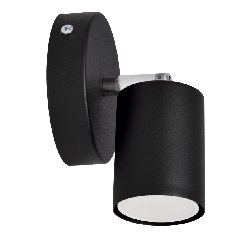 LED Stenski reflektor TUNE 1xGU10/4,8W/230V črna
