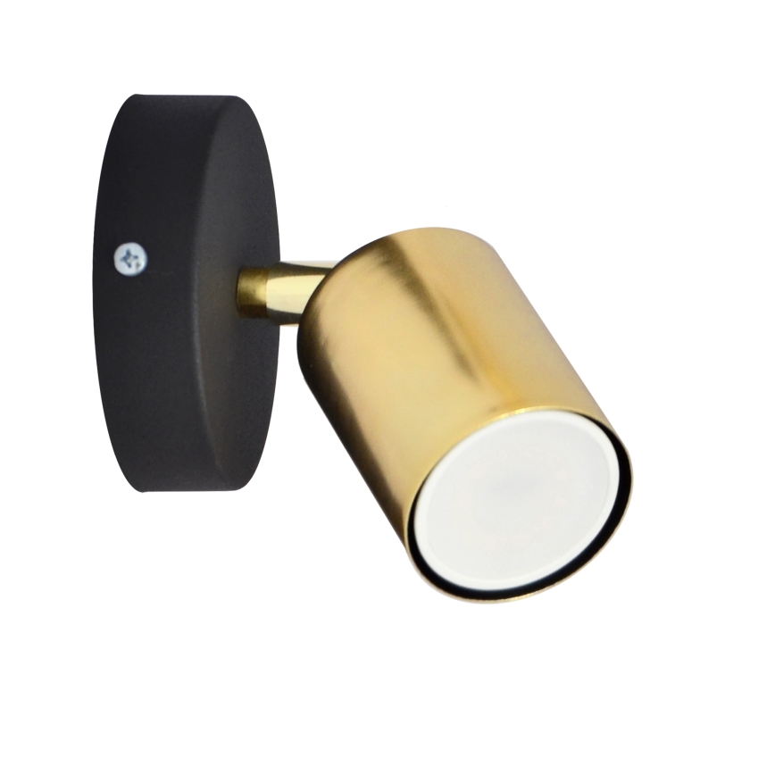 LED Stenski reflektor TUNE 1xGU10/4,8W/230V zlata/črna