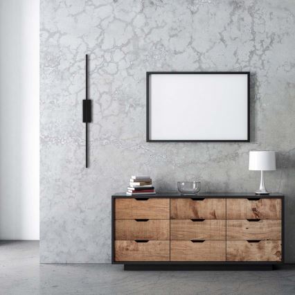 LED stensko svetilo AISHA LED/12W/230V 4000K črno