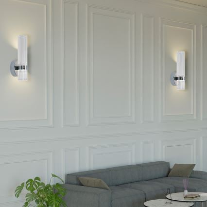 LED stensko svetilo AMBIENTE LED/6W/230V 3000/4000/6000K sijajni krom