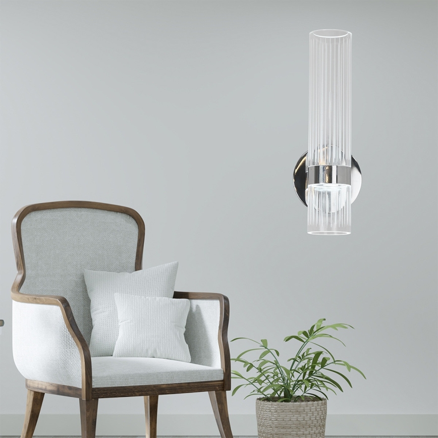 LED stensko svetilo AMBIENTE LED/6W/230V 3000/4000/6000K sijajni krom