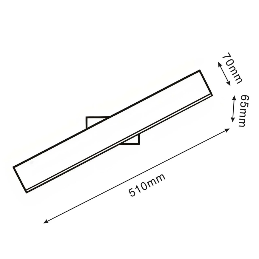 LED stensko svetilo BERNADETTA LED/10W/230V 4000K bela