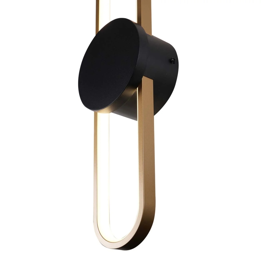 LED stensko svetilo FLORENTYNA LED/24W/230V 4000K zlata/črna