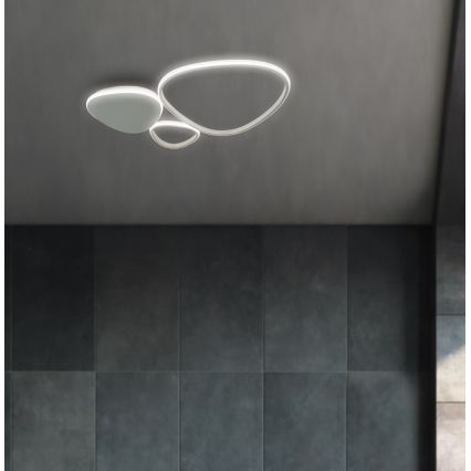 LED stensko svetilo HELIX LED/33W/230V sivo