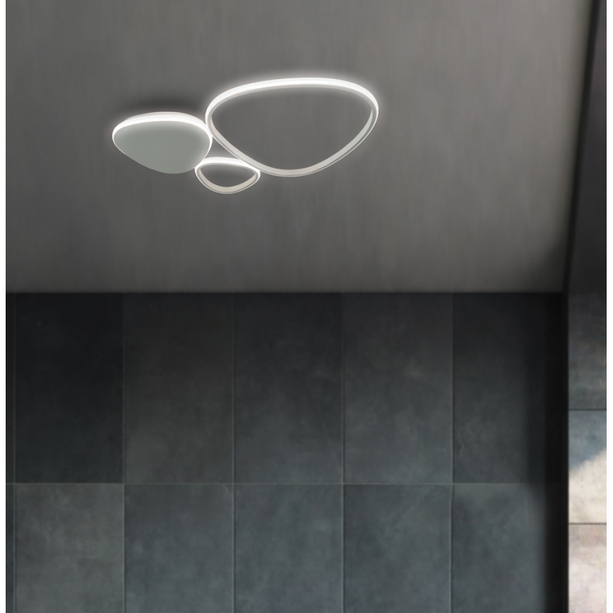 LED stensko svetilo HELIX LED/33W/230V sivo