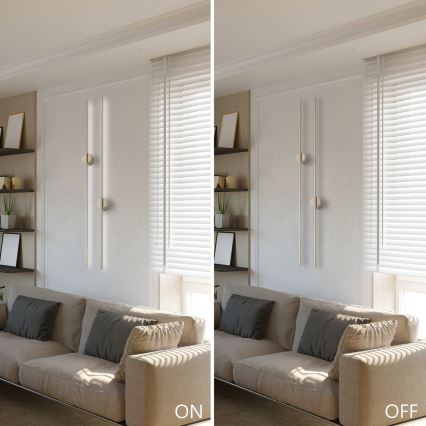 LED stensko svetilo LANA LED/12W/230V 4000K bež