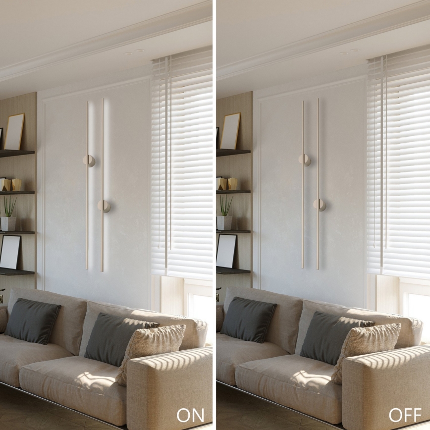 LED stensko svetilo LANA LED/12W/230V 4000K bež