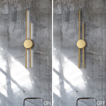 LED stensko svetilo LANA LED/15W/230V 4000K matno zlato