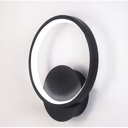 LED stensko svetilo LED/14W/230V črno