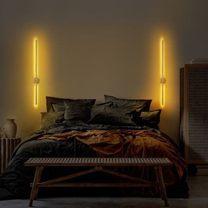 LED stensko svetilo SWORD LED/13W/230V 3000K matno zlato