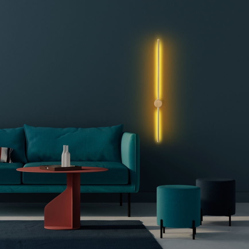 LED stensko svetilo SWORD LED/13W/230V zlato