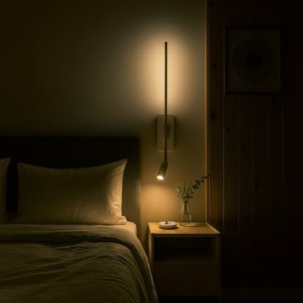LED stensko svetilo TORCH LED/6W/230V + LED/3W belo