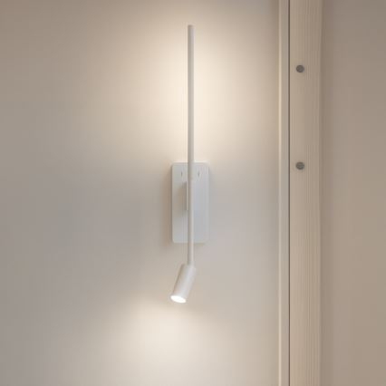 LED stensko svetilo TORCH LED/6W/230V + LED/3W belo
