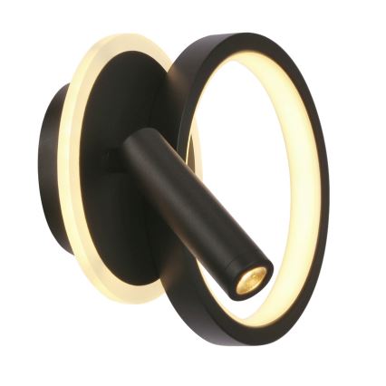 LED stensko točkovno svetilo MONET LED/16W/230V črno