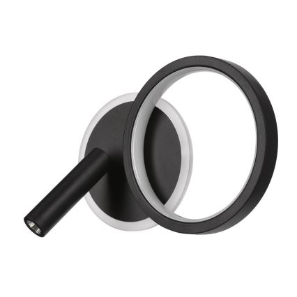 LED stensko točkovno svetilo MONET LED/16W/230V črno