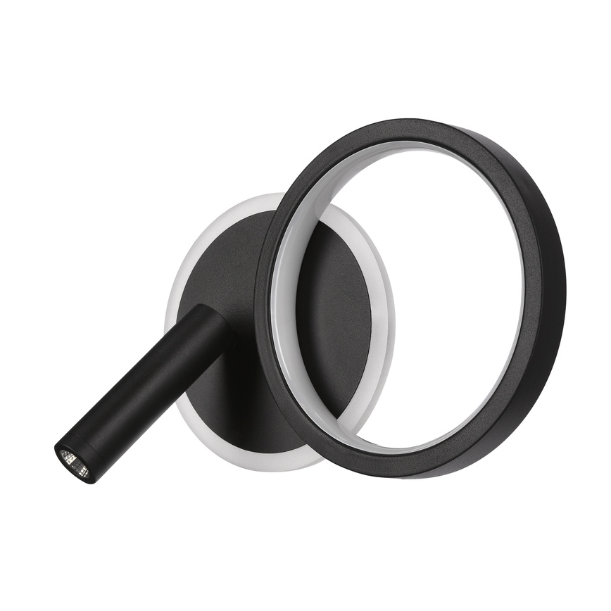 LED stensko točkovno svetilo MONET LED/16W/230V črno