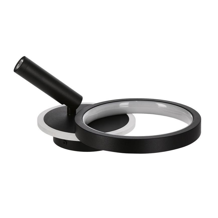 LED stensko točkovno svetilo MONET LED/16W/230V črno