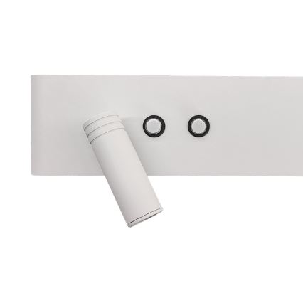 LED stensko usmerjeno svetilo RESORT LED/10W/230V + LED/3W belo levo