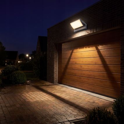 Zatemnljivo zunanje stensko LED svetilo LED/12/18/24W/230V 3000/4000/6500K IP54 črna
