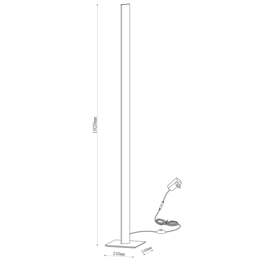 LED stoječa svetilka BERNADETTA LED/28W/230V 4000K bela