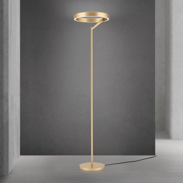 LED stoječa svetilka KOLK LED/40W/230V 2700/4000K z zatemnitvijo, zlata