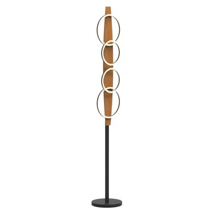 LED stoječa svetilka MELISA LED/25W/230V, iz borovega lesa