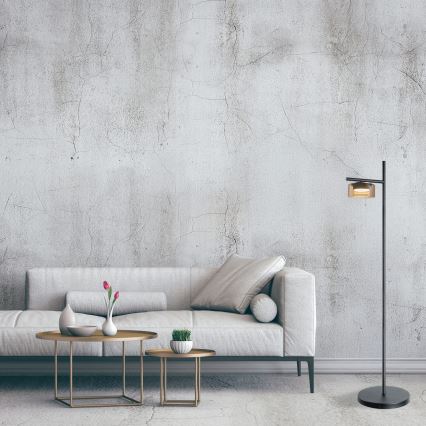 LED stoječa svetilka OFELIA 1xGX53/6W/230V črna/bež