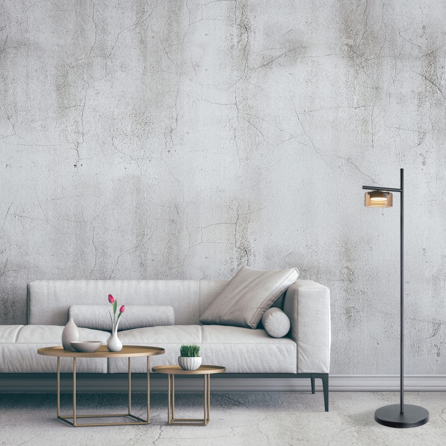 LED stoječa svetilka OFELIA 1xGX53/6W/230V črna/bež