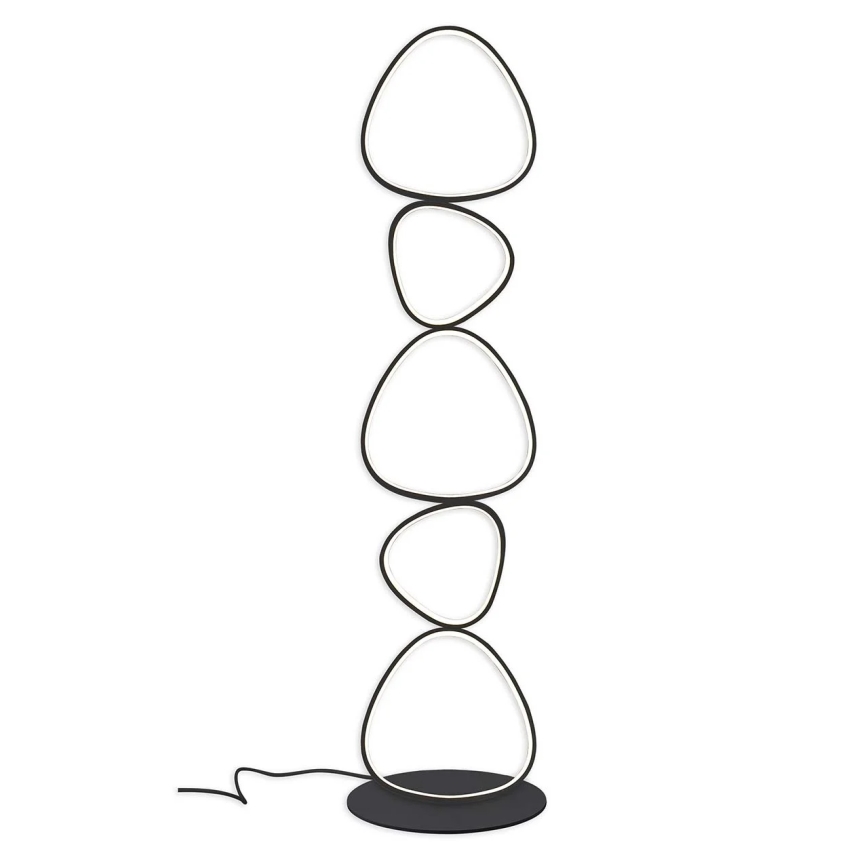 LED stoječa svetilka PETRA LED/48W/230V črna