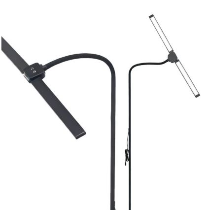 LED stoječa svetilka TEILO s funkcijo zatemnitve LED/14W/230V 3000/4000/6000K črna
