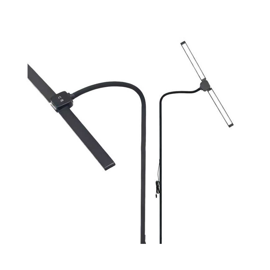 LED stoječa svetilka TEILO s funkcijo zatemnitve LED/14W/230V 3000/4000/6000K črna